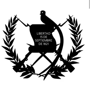 Escudo de Guatemala Vinyl Decal for Cars