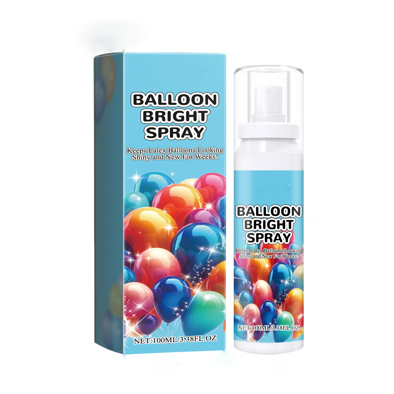 Balloon High Gloss Spray Anti-Oxidation Boost Shine Keep Balloons Bright Beautiful For Birthday Event Scene Decoration Balloon Finish Treatment Viral TikTok Party Decor Supply
