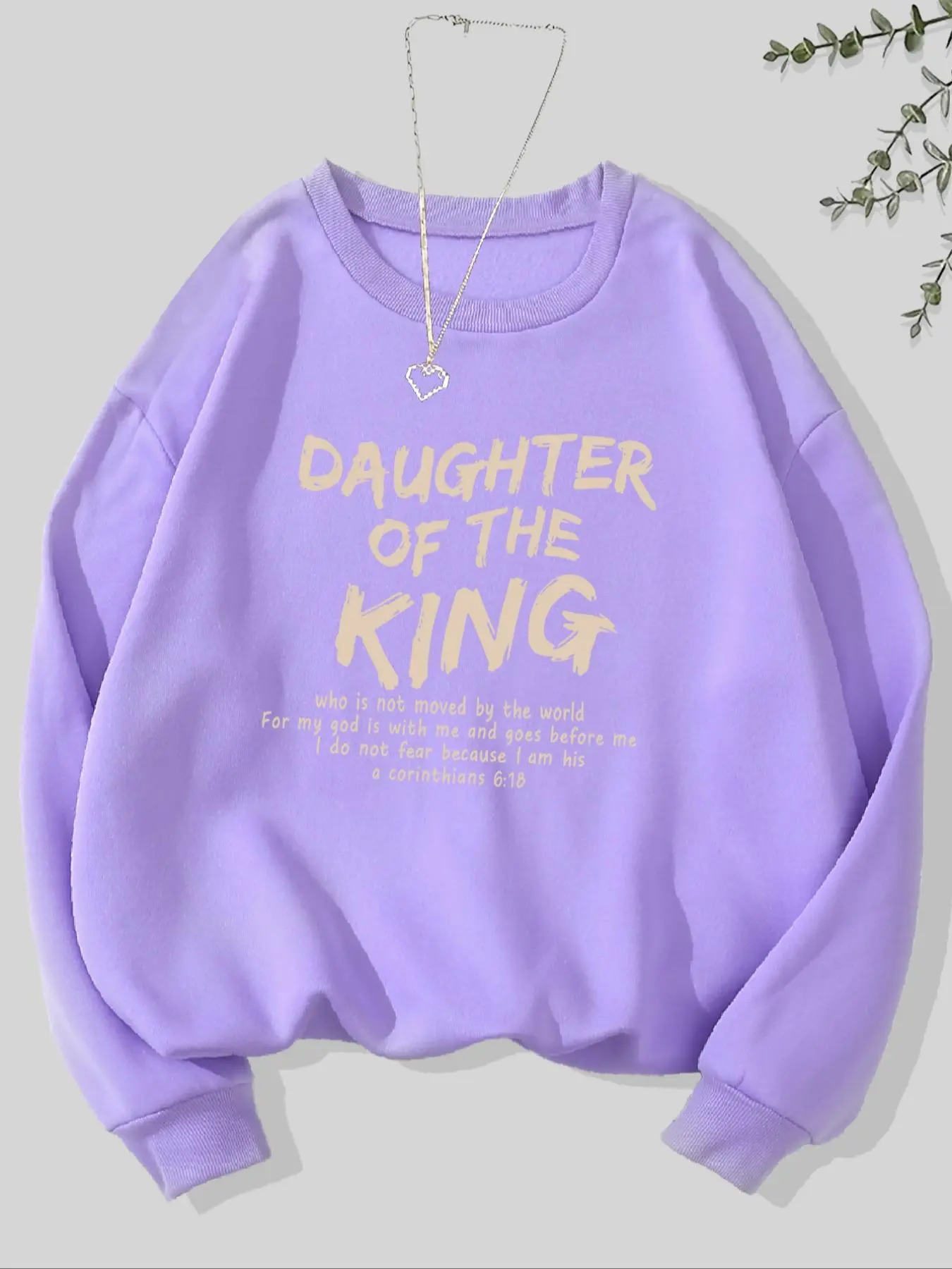 Women's Letter Print Drop Shoulder Artwork Sweatshirt, Casual Long Sleeve Round Neck Pullover for Fall & Winter, Women's Clothes for Daily Wear, Tops, Lady, Womenswear