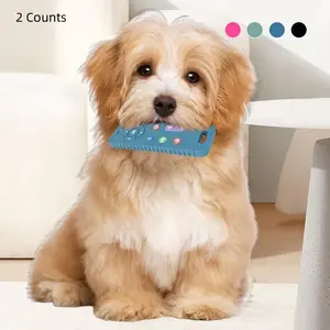 Simulation Remote Control Design Dog Toy, 2 Counts/set Soft Silicone Dog Chew Toy, Interactive Dog Toy, Pet Supplies for Small Dogs