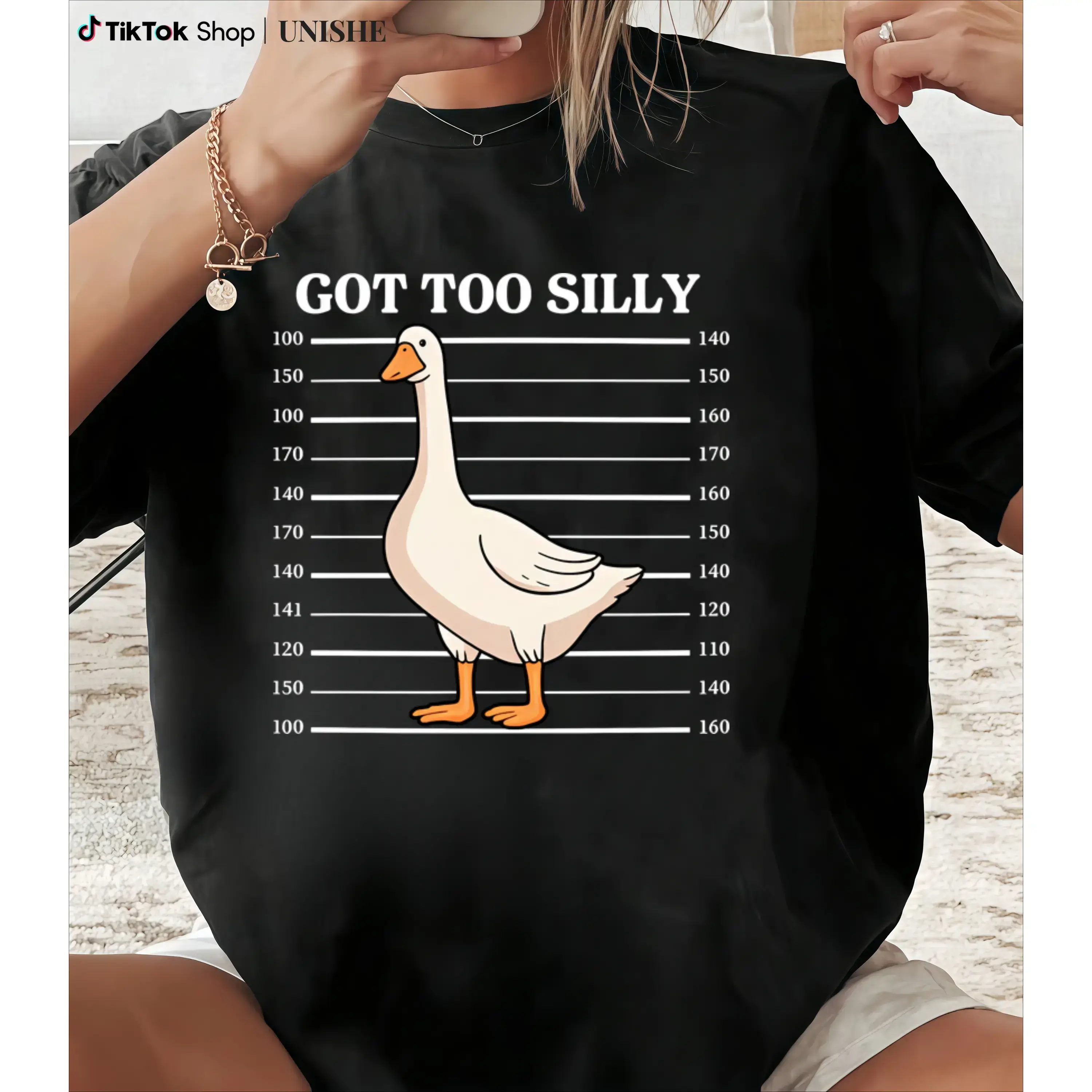 Men's Casual Short-Sleeve Round Neck T-Shirt - Solid Skin-Friendly Soft Fabric, Artistic Silly Goose Print, Regular Fit, Pet Lovers, Easter Sunday Wear, No, M, Artistic Look, Tshirt, Top, Shortsleeve, Menswear, 2Xl, Classic, 5Xl