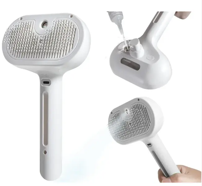 Pet Hair Spray Brush for Dog & Cat Grooming, Pet Supplies Combing Tool