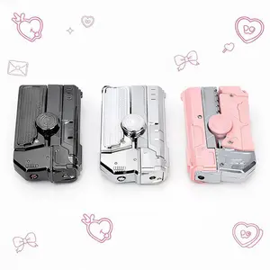 DIY Windproof Lighter Gift, With Gift Box, Multi-Functional Adjustable Flame Lighter, Durable Spinning Top Design, Home Candle Lighting & Outdoor Camping Essential, Creative Birthday Anniversary Gift for Girlfriend,Wife