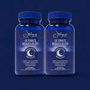 Ultimate Beauty Sleep 60 Days - Time-Released Melatonin + Rice Ceramides for Deep Sleep, Glowing Skin & Overnight Recovery