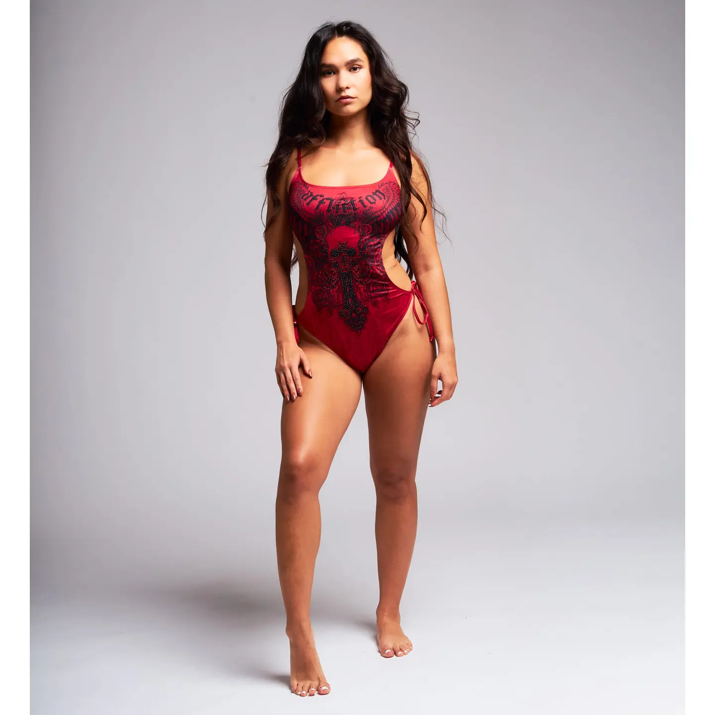 Affliction Women's Indifference Monokini