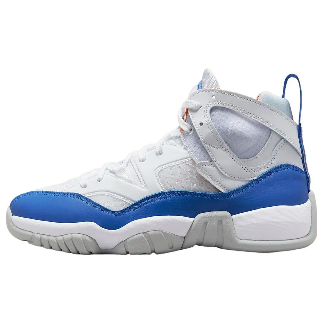 Jordan Jumpman Two Trey White Hyper Royal Retro Cushioned Durable High Top Basketball Shoes Men's DO1925-148