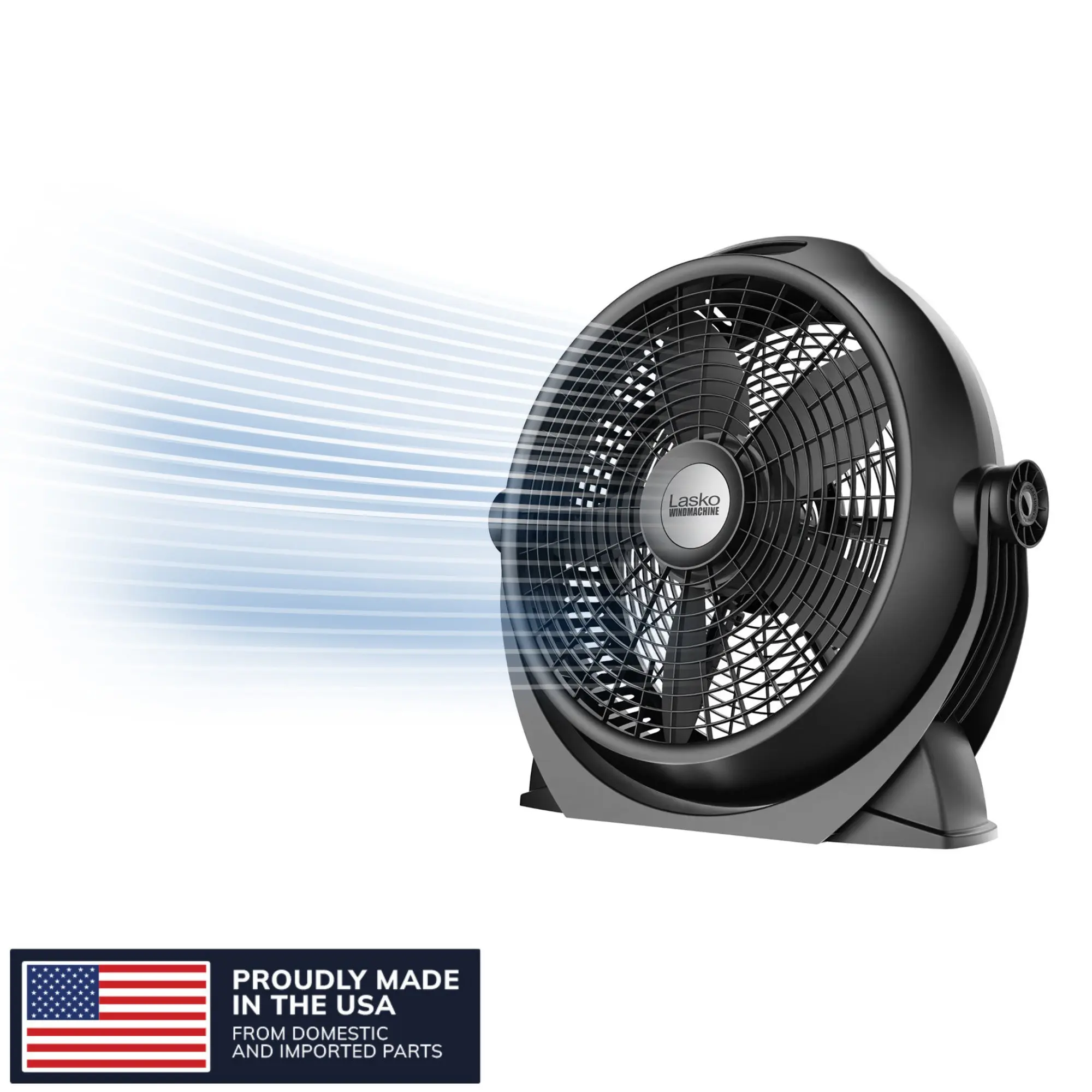 Wind Machine 20" 3-Speed Pivoting Head Air Circulator Fan A20305