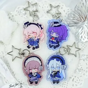 Project Sekai Colorful Stage Keychain - PJSK Key Chain Acrylic Pendant Gifts, Cute Keyring Accessory, Fun Charm For Backpack Or Purse | High Quality and Customer Favorite Items