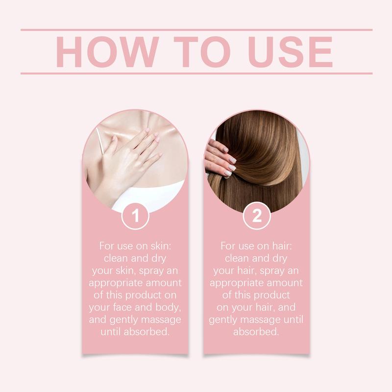 Oceaura Hair and Body Spray Cotton Candy Scent 100ML, Long-Lasting Moisturizing Refreshing, Daily Use Sweet Fragrance, Perfect Gift for Women, Hair Perfume Mist