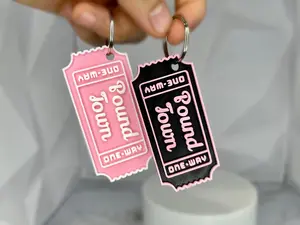 Pound Town Ticket Keychain | Gag Gift | Gift for Him | Gift For her |