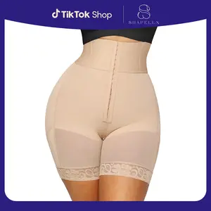 Shapellx AirSlim Wide Band Sculpt High Waist Shorts With Zipper Shapewear Womenswear Sales