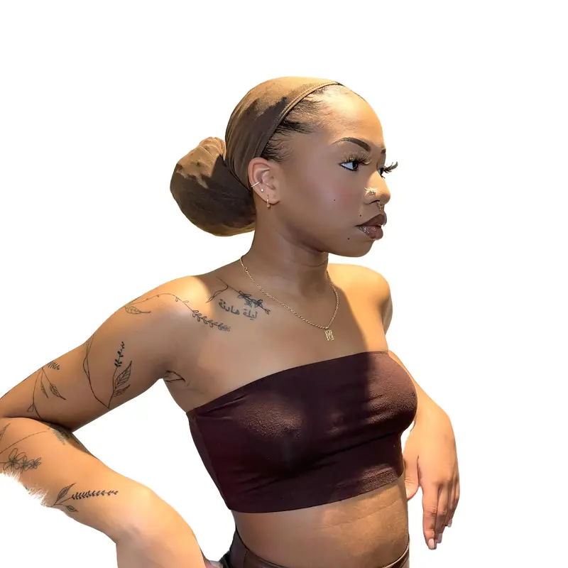 Hairweave Sleeve – Chocolate Brown – Lightweight, Semi-Sheer & Breathable Mesh for Small to Medium Locs & Braids – Durable, Fashionable Design