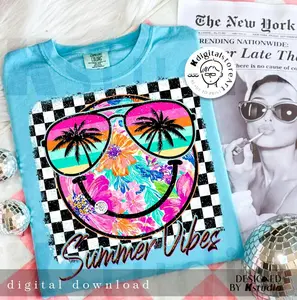 Comfort Colors Tropical Floral Smile Heritage Graphic Tee, Aesthetic Retro Summer Spirit Shirt, Radiant Beach Vibes Top, Thoughtful Vacation Heritage Apparel