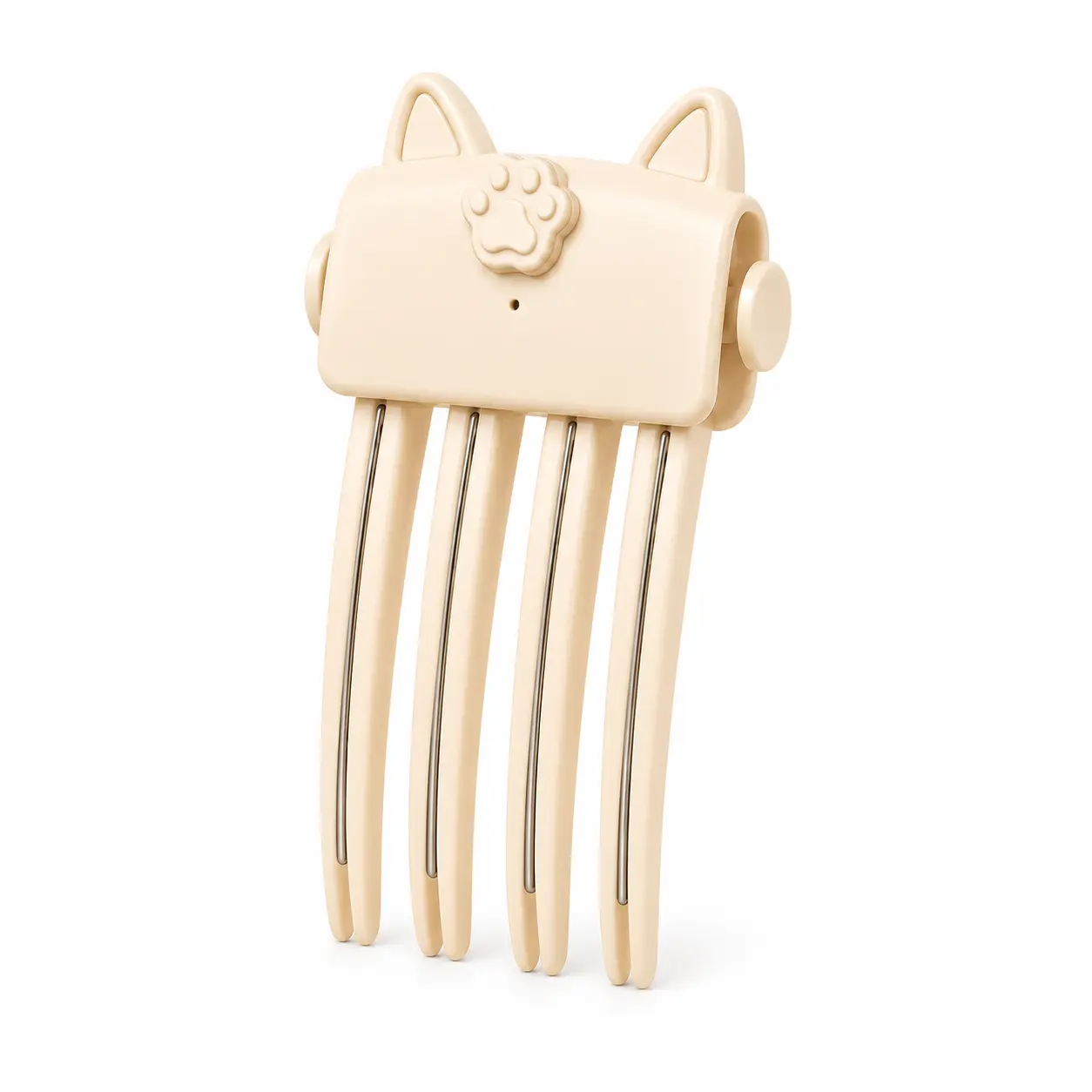 Cat Ear High Crown Volumizer, Rechargeable Hair Root Volumizer, USB-C Portable Heat Hair Styling Comb, 2 Temp Settings, Cute Cat Paw Design for Fine Flat Hair, Women Hair Volume Tool