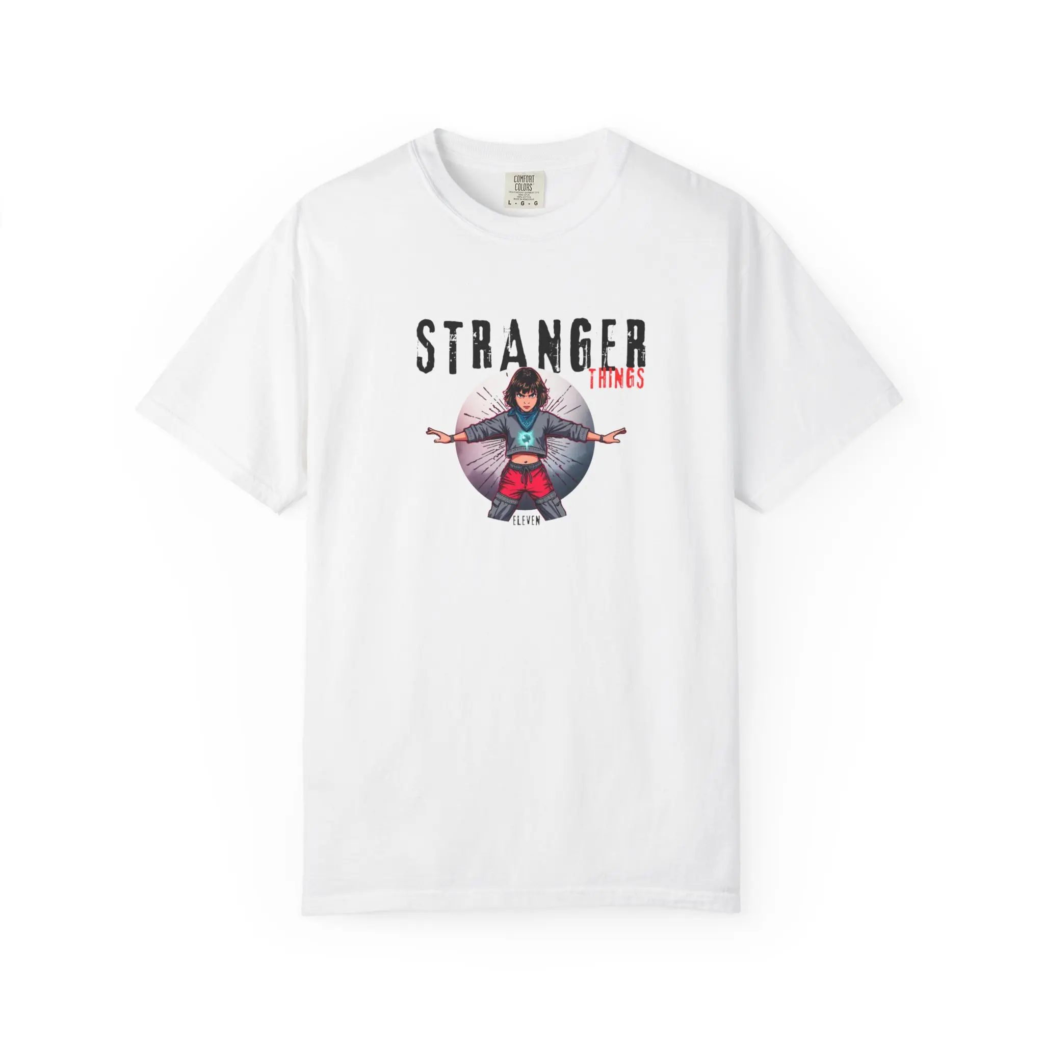 Stranger Things Eleven T-shirt - High-Quality Graphic Tee for Fans of Hawkins & Psychic Heroine - Perfect for Everyday Wear & TikTok Trend