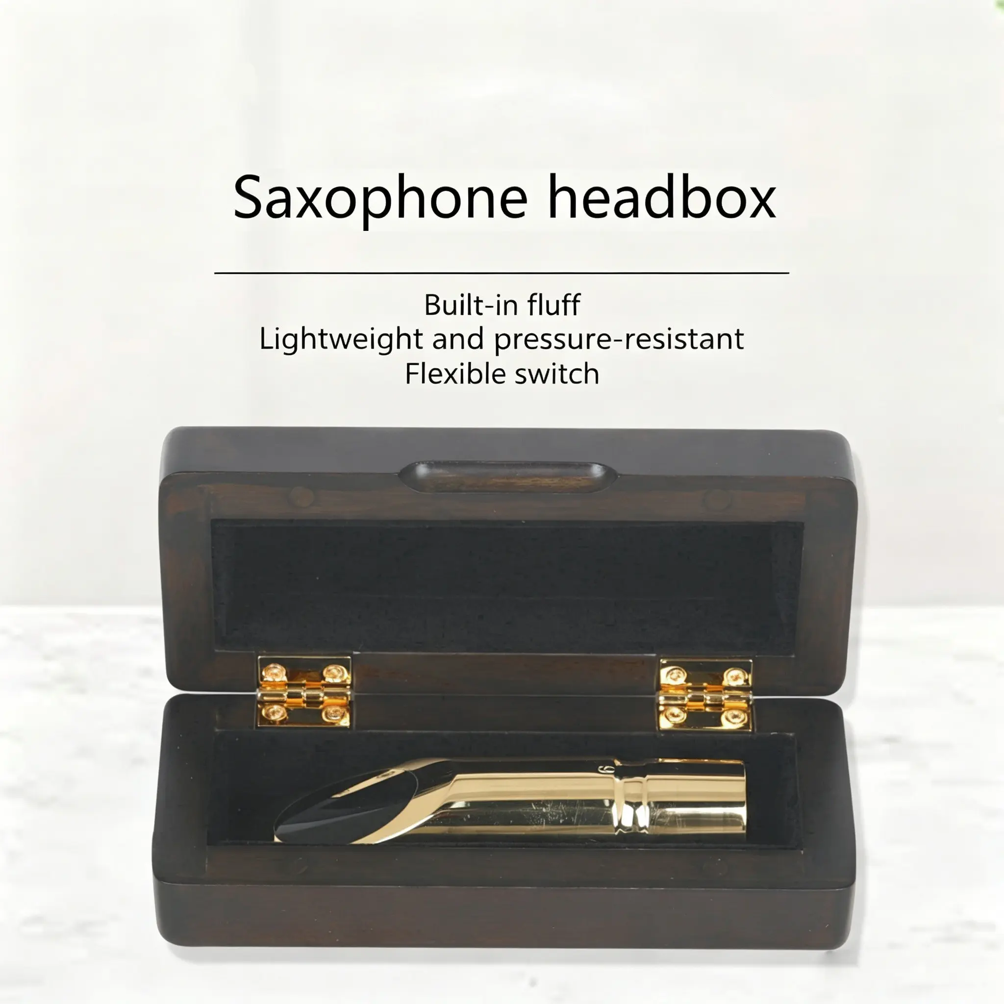 Irin Saxophone Mouthpiece Case, Durable Protective Storage Box, Shockproof Portable Instrument Accessory, Ideal for Daily Use and Performances