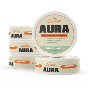 Aura Caffeine Pouches | 5-Pack | Sour Gummy Flavor