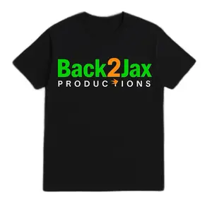 ( Back2Jax Productions Official Merch )   Menswear  Man Tops T-Shirts  Casual Graphic Streetwear Tshirt Crewneck Shortsleeve