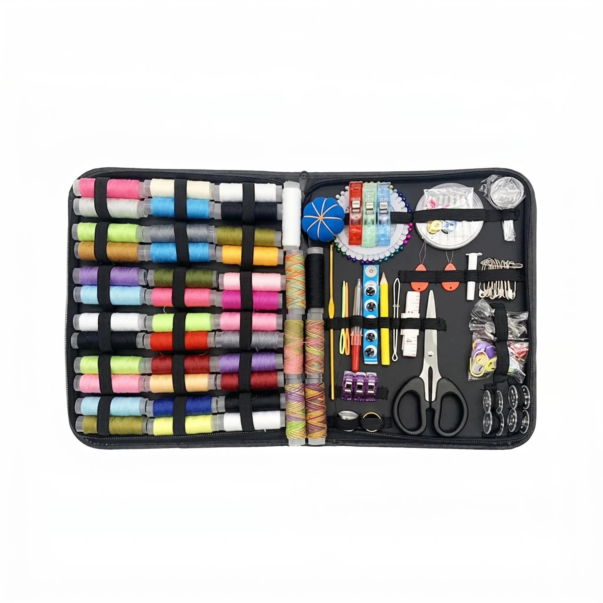 230PCS Versatile Sewing Kit for Adults & Beginners, Practical Large Sewing Supplies Set with Needles and Threads for Home Repair, Travel Emergency