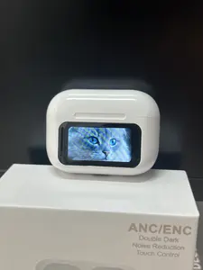 Digital Display Wireless Earbuds, Touch control  Bluetooth 5.4 HiFi Audio Headphone ENC Noise Canceling Gaming &Sports Headset, WirelessWaterproof Earbuds, WirelessLightweigh Headset