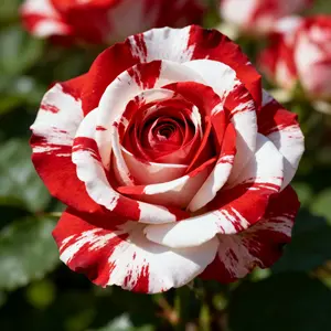 Rare Twin Red White Rose Flower Seeds for Planting - Captivating Garden Blooms Non GMO Heirloom Garden - Planting Instructions for Easy Grow - Great Gardening Gifts