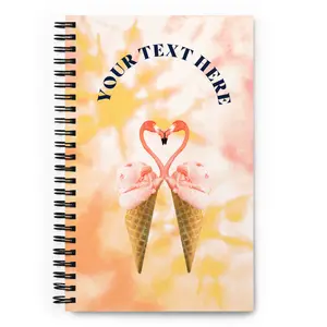 Soft Touch-Coated Spiral Notebook with Metal Wire-O Binding, 140 Dotted Pages, 5.5 x 8.5 Inches