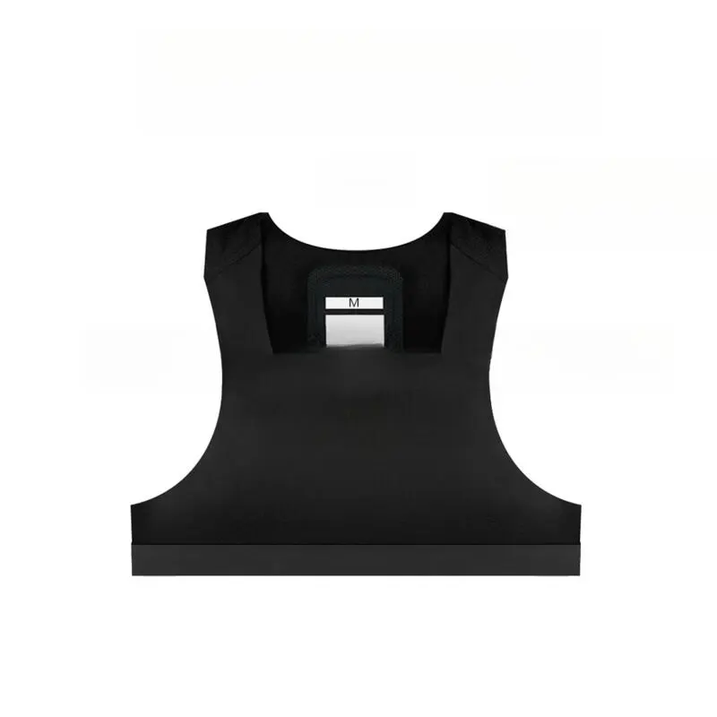 Men's Soccer Performance Vest with GPS Tracker Holder, Quick-Drying Sleeveless Compression Top for Football & Futsal, Soccer & Futsal
