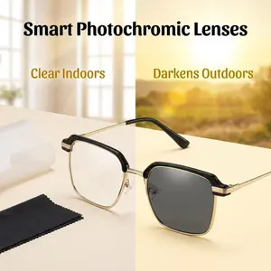 【Father's Day gift】2-in-1 Auto Focus Reading Sunglasses for Seniors, Blue Light & UV Protection Presbyopic Glasses, Lightweight comfy eyewear for reading, driving and daily outdoor wear, comes with storage case, perfect thoughtful
