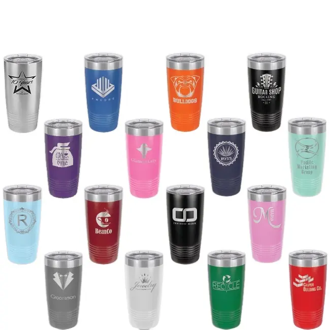 Sip with Personality Custom Engraved Tumblers - Personalized Bottle Drinkware with Unique Design Options