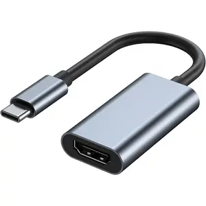 USB to HDMI Adapter for Monitor, 4K HDMI to USB Laptop Docking Stations for MacBook pro, USB Type to HDMI Cable for iPad air, Thunderbolt 3 Video Dongle Converter for Chromebook XPS TV