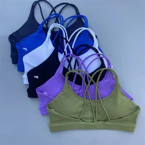 Solid Color Women's Sports Bra