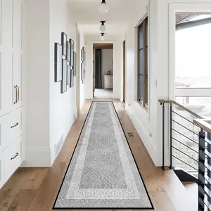 Geometric Pattern Floor Mat, 1 Count Non-slip Soft Floor Carpet, Rectangle Home Decorative Mat for Living Room Bedroom Kitchen Study Room