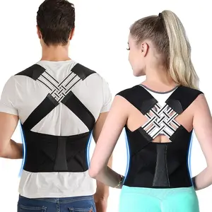 Unisex Posture Corrector Adjustable Shoulder  Back Support Brace for Hom  e Use Straighten Upper Spine, Relieve Hunchback  Daily Posture Fatigue Tool