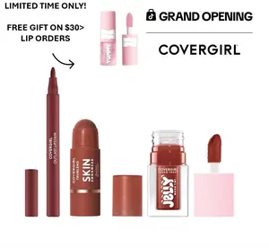 COVERGIRL Summer Trio: Viral Lipstain, Blush Balm, Jelly Water Tint