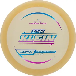 Dynamic Discs Lucid Gold Metal Flake Vandal - Raven Klein (TS25)