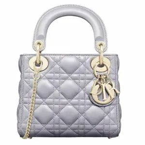 Pre-owned Dior Lady Dior MIni Shoulder Bags BJ11016050135 Lambskin Crossbody Bag