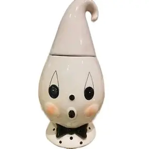 Johanna Parker Gus Halloween Cookie Jar - Festive Ceramic Storage Container with Unique Design for Spooky Season Decor