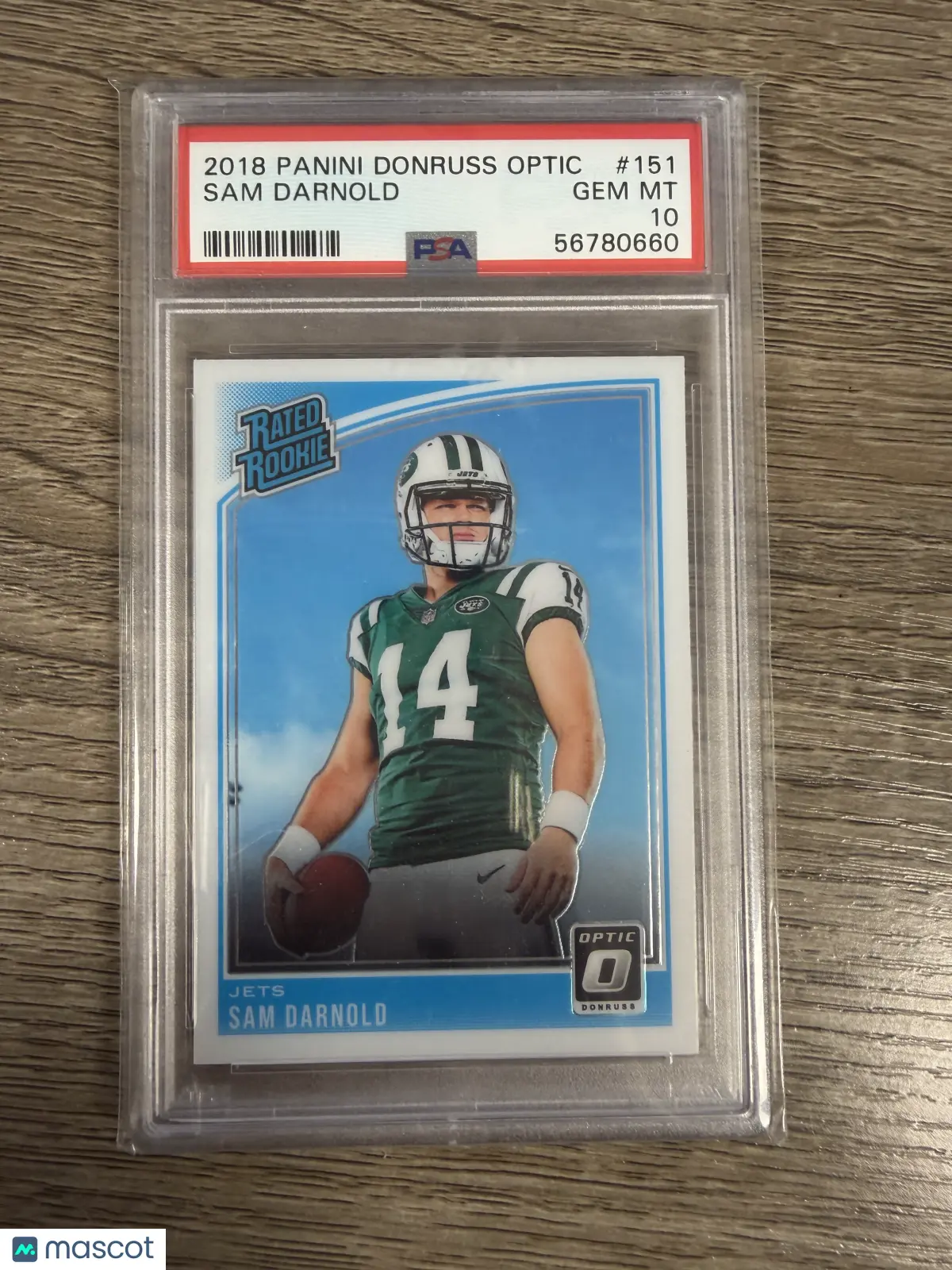 Panini 2018 Donruss Optic - Sam Darnold Rated Rookie #151 PSA 10