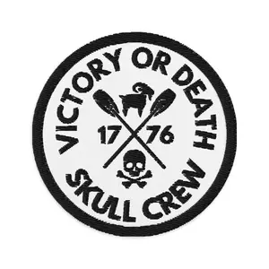 1776 Skull Crew Embroidered Patch