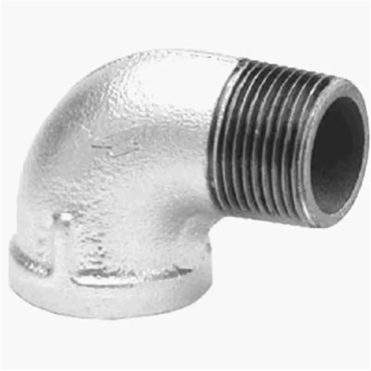 212 MAIN 1.5 in. Galvanized Malleable Iron Pipe Fitting, 90-Degree Street Elbow, NPT Threads, for Gas, Oil, Water (Anvil International 8700127957)