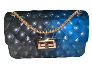 Small Black & Blue Jelly Bag