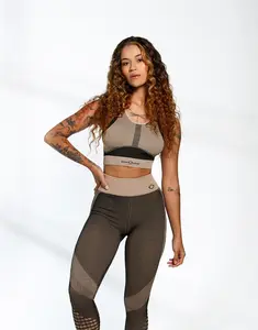 Skinflex® A1 Up - Women's Seamless Top | New Skinflex® Fabric, Ultra Soft, Lifting Effect – Amphora Tan