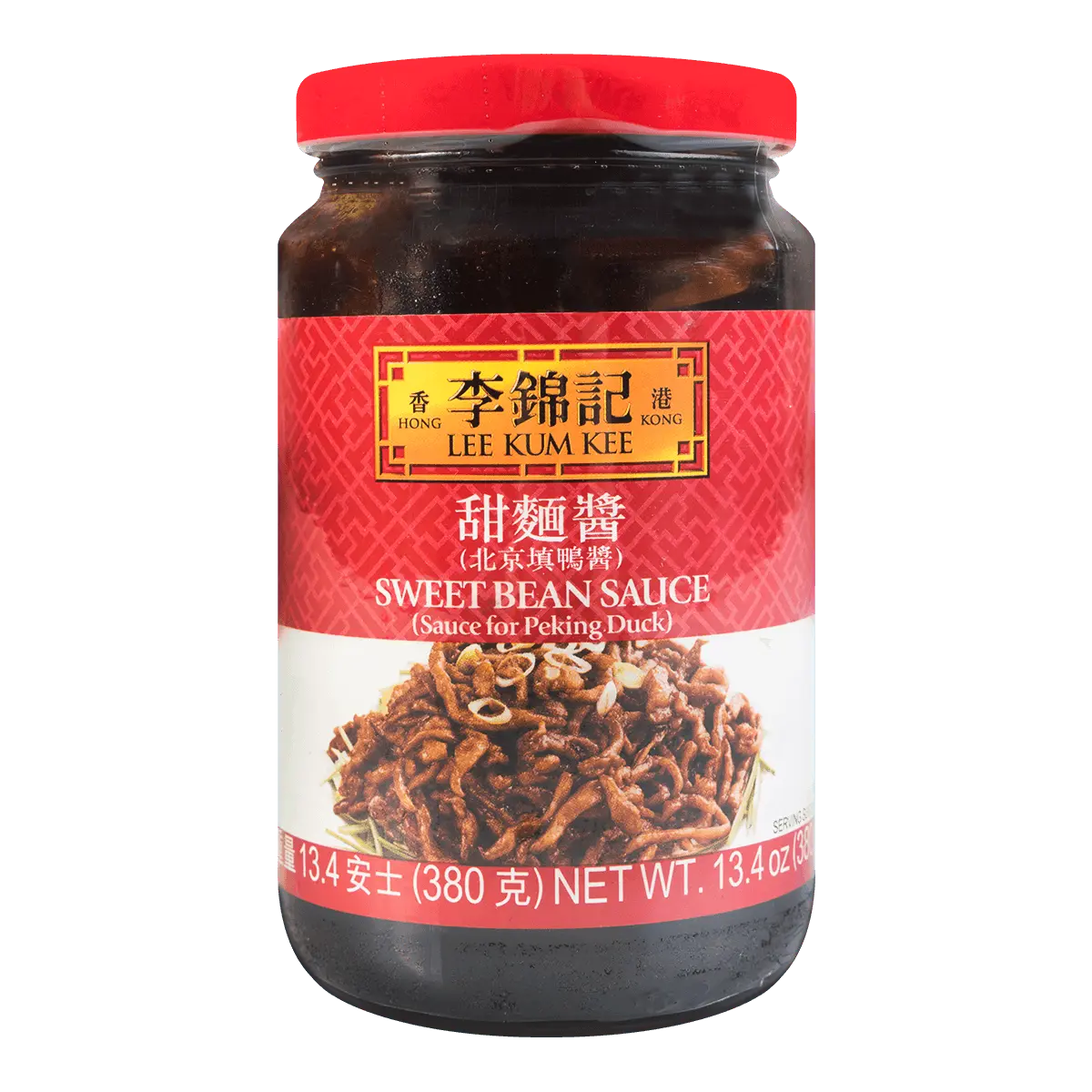 Lee Kum Kee Sweet Bean Sauce for Peking Duck - Authentic Hong Kong Style, 380g Jar