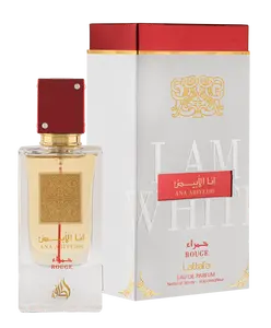 Lattafa Ana Abiyedh Rouge for Unisex Eau de Parfum Spray, 2.0 Ounce / 60 ml