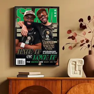 Jayson Tatum and Jaylen Brown SLAM Cover Poster