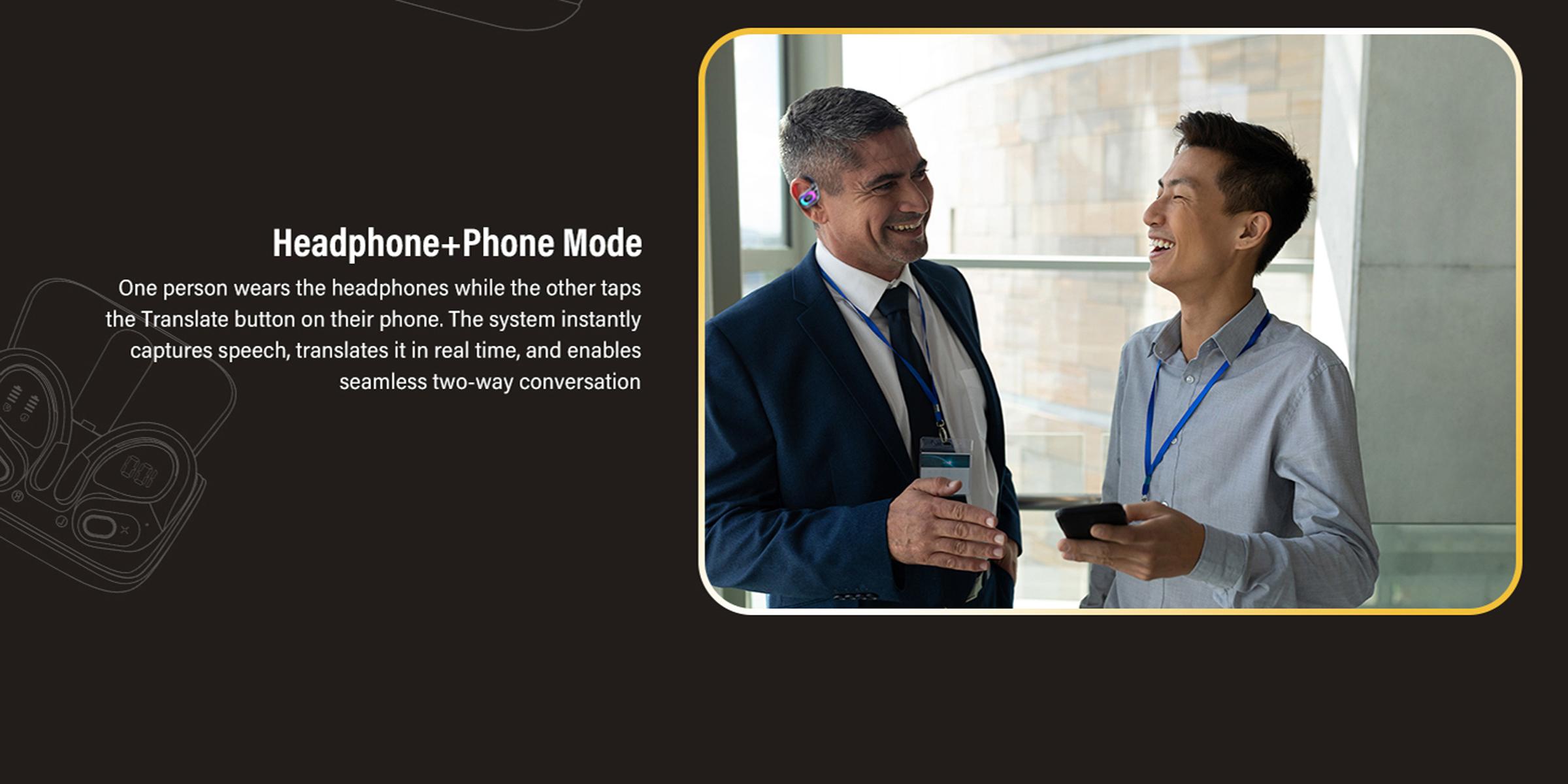 AI Translation Earbuds Real Time, 2026 Upgraded 156+ Language Translator Earbuds for iPhone and Android 3-in-1 Translation Headphones Translating Device for Travel Business Learning with Charging Case