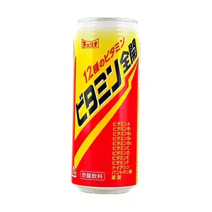 CHEERIO Japanese Vitamin Sparkling Drink 500ml - 12 Essential Vitamins, Refreshing Citrus Flavor