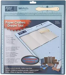 Scor-Pal SP108 Eighths Measuring and Scoring Board, 12" by 12", 1/8" Space Grooves