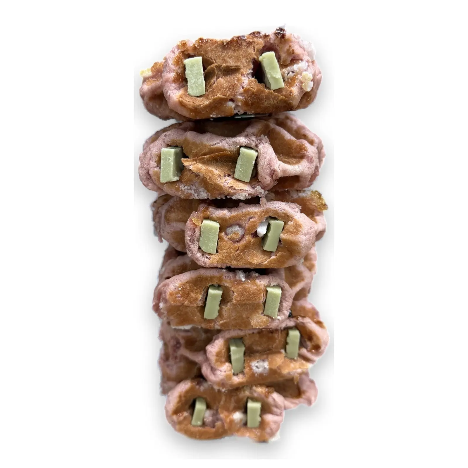 Bruges 6-Pack: Strawberry Matcha Torpedo Liège Waffle