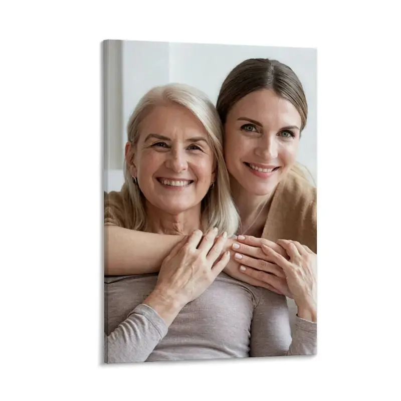 BARLEY ONE Click Shop Chat, Send Photo, Personalized Custom Canvas Prints (2:3):  Photo On Canvas Transform Your Photos into Stunning Framed Wall Art Digitally Printed, An Ideal Choice for Home Decor, Mother's Day And Holiday GiftS, Cherished Keepsakes.